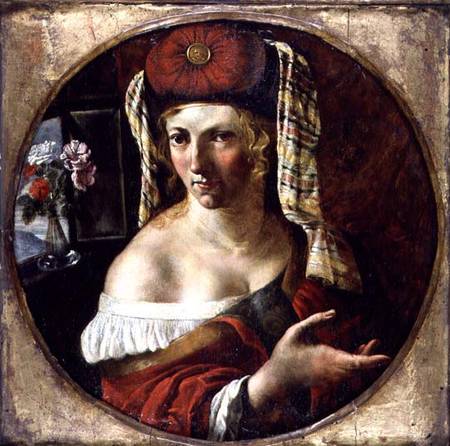 Wikioo.org - The Encyclopedia of Fine Arts - Painting, Artwork by Angelo Caroselli - A Sibyl