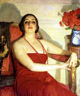 WikiOO.org - Encyclopedia of Fine Arts - Maleri, Artwork Anselmo Miguel Nieto - Women Sentanda