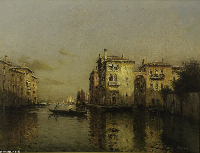 WikiOO.org - Encyclopedia of Fine Arts - Maleri, Artwork Antione Bouvard - Venetian Light