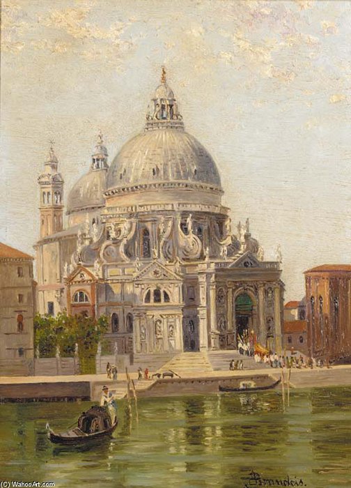 Wikioo.org - The Encyclopedia of Fine Arts - Painting, Artwork by Antonietta Brandeis - Santa Maria Della Salute, Venice -
