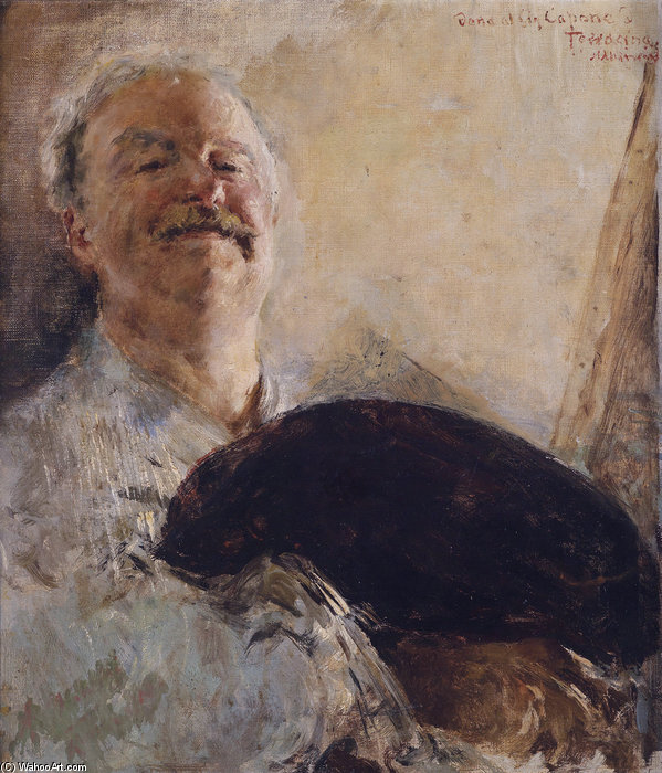 Wikioo.org - The Encyclopedia of Fine Arts - Painting, Artwork by Antonio Mancini - Self-portrait -