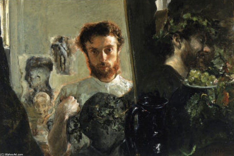 Wikioo.org - The Encyclopedia of Fine Arts - Painting, Artwork by Antonio Mancini - Untiteled