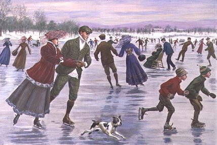 WikiOO.org - Encyclopedia of Fine Arts - Malba, Artwork Arthur Burdett Frost - The Glory Of A Winter's Day