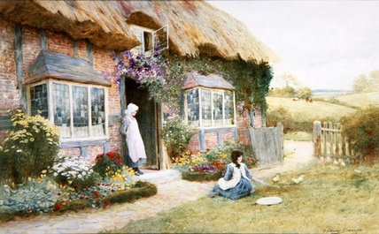 Wikioo.org - The Encyclopedia of Fine Arts - Painting, Artwork by Arthur Claude Strachan - Peaceful Afternoon
