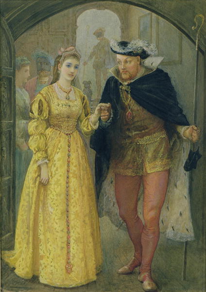Wikioo.org - Bách khoa toàn thư về mỹ thuật - Vẽ tranh, Tác phẩm nghệ thuật Arthur Hopkins - Henry Viii And Anne Boleyn