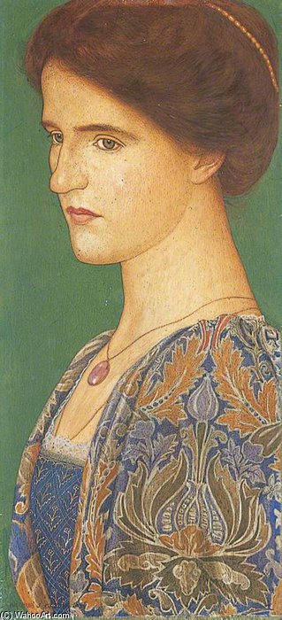 Wikioo.org - The Encyclopedia of Fine Arts - Painting, Artwork by Arthur Joseph Gaskin - Fiammetta