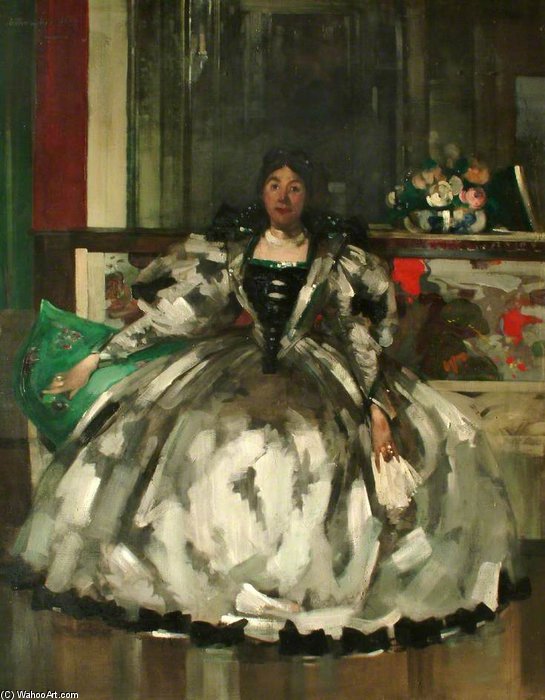 WikiOO.org - Encyclopedia of Fine Arts - Maalaus, taideteos Arthur Melville - Mrs Graham Robertson