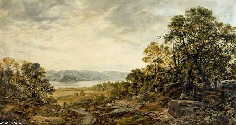 Wikioo.org - The Encyclopedia of Fine Arts - Painting, Artwork by Arthur Perigal The Younger - On The Clyde, Dumbarton