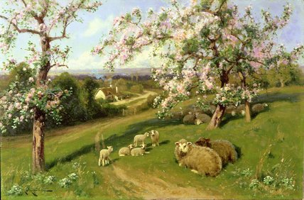 Wikioo.org - The Encyclopedia of Fine Arts - Painting, Artwork by Arthur Walker Redgate - Spring