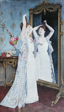 Wikioo.org - The Encyclopedia of Fine Arts - Painting, Artwork by Auguste Toulmouche - La Toilette