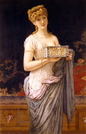 Wikioo.org - Encyklopedia Sztuk Pięknych - Malarstwo, Grafika Augustus Jules Bouvier - Pompeian Girl