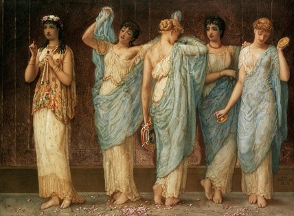 WikiOO.org - 백과 사전 - 회화, 삽화 Augustus Jules Bouvier - Ready For The Dance