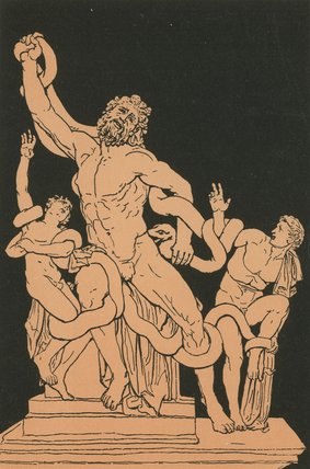 Wikioo.org – La Enciclopedia de las Bellas Artes - Pintura, Obras de arte de Bartolomeo Pinelli - Laocoonte