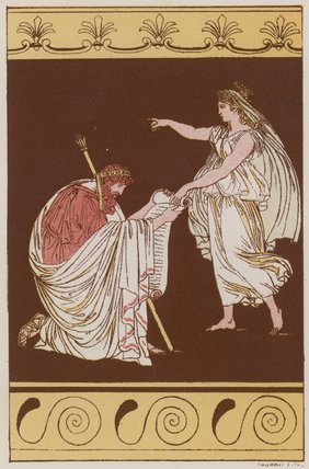 WikiOO.org – 美術百科全書 - 繪畫，作品 Bartolomeo Pinelli - NUMA庇柳斯和仙女细叶