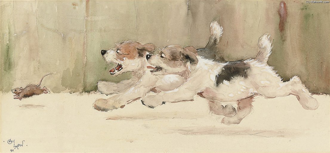Wikioo.org - The Encyclopedia of Fine Arts - Painting, Artwork by Beatrice Parsons - Chase Me Boys