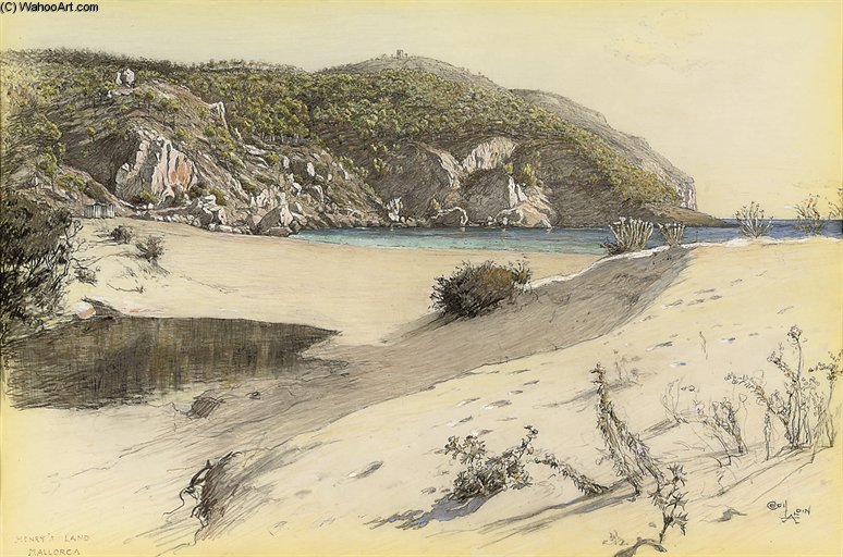WikiOO.org - Енциклопедия за изящни изкуства - Живопис, Произведения на изкуството Beatrice Parsons - Henry's Land, Mallorca