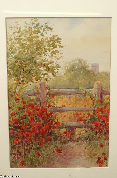 Wikioo.org - The Encyclopedia of Fine Arts - Painting, Artwork by Beatrice Parsons - Poppies And Corn