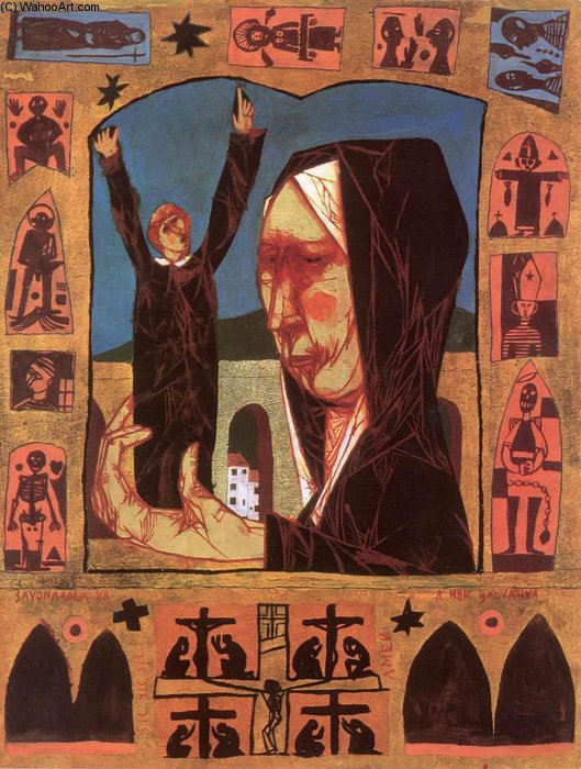 WikiOO.org - Enciclopédia das Belas Artes - Pintura, Arte por Bela Kondor - Savonarola