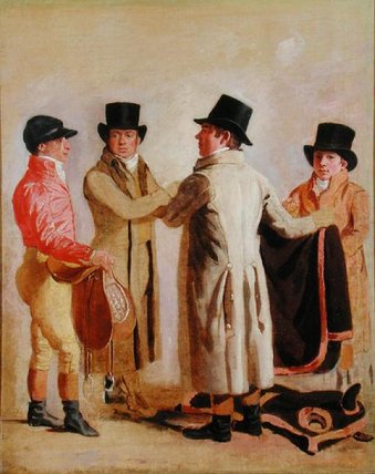 Wikioo.org - The Encyclopedia of Fine Arts - Painting, Artwork by Benjamin Marshall - Frank Buckle, John Wastel, Robert Robson