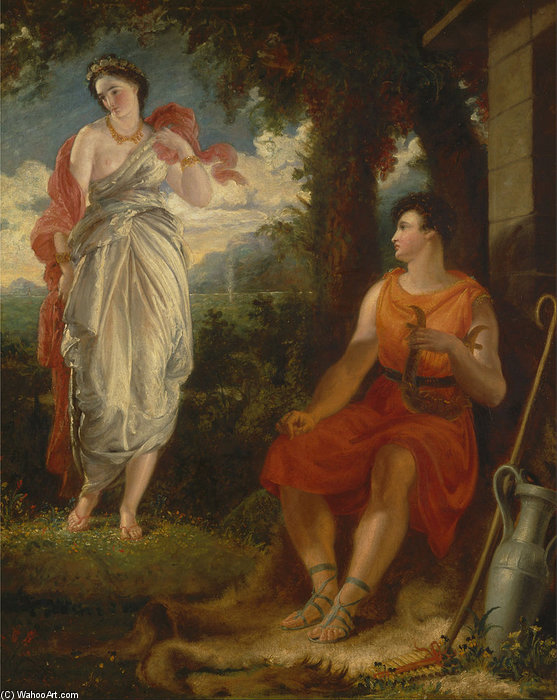 Wikioo.org - The Encyclopedia of Fine Arts - Painting, Artwork by Benjamin Robert Haydon - Venus And Anchises