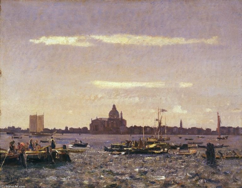 WikiOO.org - Enciklopedija dailės - Tapyba, meno kuriniai Beppe Ciardi - September In Venice