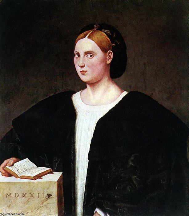 Wikioo.org - The Encyclopedia of Fine Arts - Painting, Artwork by Bernardino Licinio - Portrait Of A Woman
