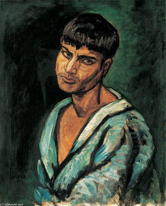 WikiOO.org - دایره المعارف هنرهای زیبا - نقاشی، آثار هنری Bertalan Por - Gypsy Boy
