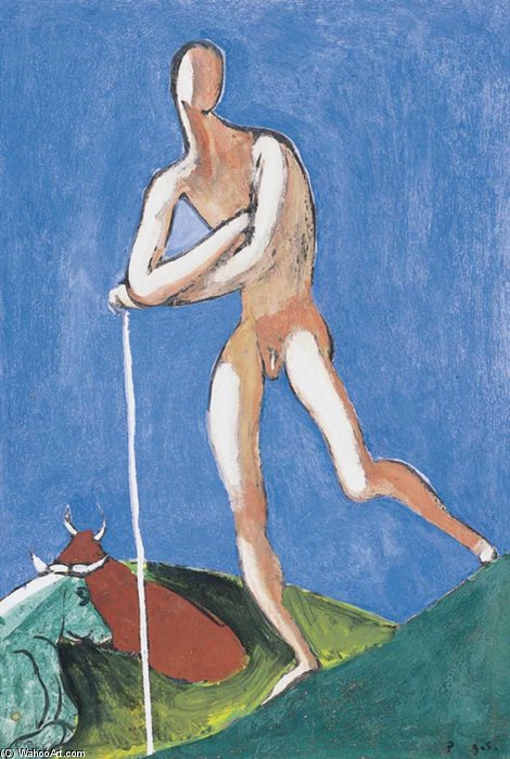 WikiOO.org - Enciclopedia of Fine Arts - Pictura, lucrări de artă Bertalan Por - Shepherd