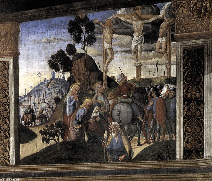 WikiOO.org - Enciklopedija dailės - Tapyba, meno kuriniai Biagio D'antonio Tucci - Crucifixion