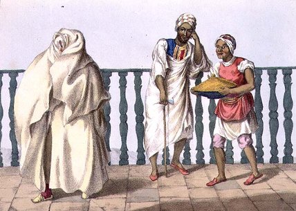 Wikioo.org - สารานุกรมวิจิตรศิลป์ - จิตรกรรม George Francis Lyon - Costume Of Tripoli