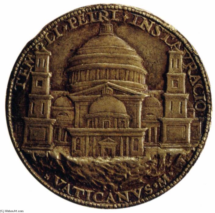 Wikioo.org - The Encyclopedia of Fine Arts - Painting, Artwork by John Christopher Matthew Foppa (Caradosso) - Medal Of Julius Ii -