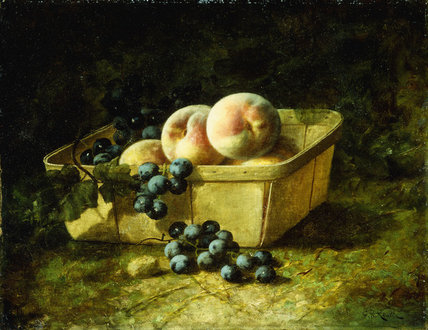 Wikioo.org - The Encyclopedia of Fine Arts - Painting, Artwork by Carducius Plantagenet Ream - Peaches And Grapes