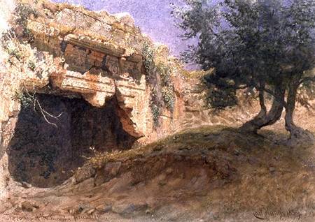WikiOO.org - Güzel Sanatlar Ansiklopedisi - Resim, Resimler Carl Haag - Entrance To The Tombs Of The Kings