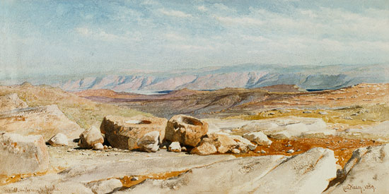 WikiOO.org - Encyclopedia of Fine Arts - Lukisan, Artwork Carl Haag - The Well On The Way To Jericho