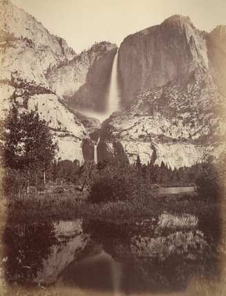 Wikioo.org - The Encyclopedia of Fine Arts - Painting, Artwork by Carleton Emmons Watkins - Yosemite Falls -