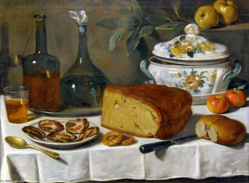 Wikioo.org - The Encyclopedia of Fine Arts - Painting, Artwork by Carlo Magini - Still Life With Bottles