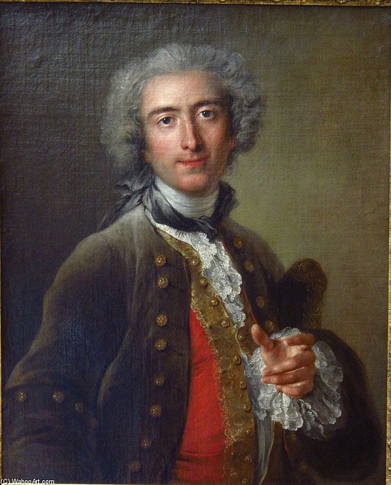 WikiOO.org - Encyclopedia of Fine Arts - Maleri, Artwork Charles Antoine Coypel - Portrait De Philippe Coypel