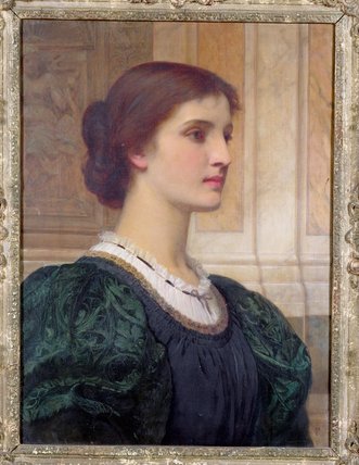 Wikioo.org - The Encyclopedia of Fine Arts - Painting, Artwork by Charles Edward Perugini - Portrait Of Kate Dickens