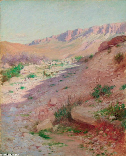 WikiOO.org - Enciclopédia das Belas Artes - Pintura, Arte por Charles James Theriat - Four Scenes In North Africa