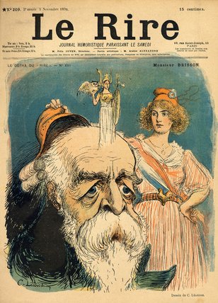 Wikioo.org - The Encyclopedia of Fine Arts - Painting, Artwork by Charles Lucien Léandre - Caricature Of Henri Brisson