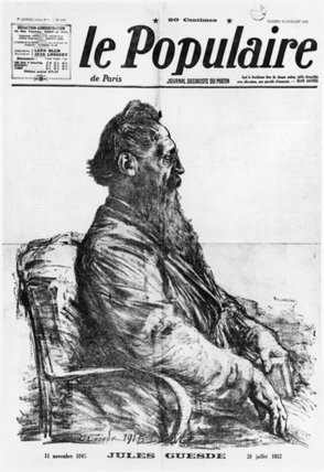 WikiOO.org – 美術百科全書 - 繪畫，作品 Charles Lucien Léandre - 死亡的朱尔斯·盖得