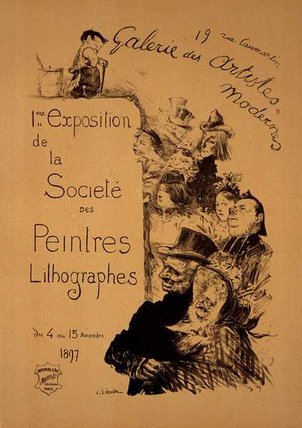 WikiOO.org - Enciclopédia das Belas Artes - Pintura, Arte por Charles Lucien Léandre - Reproduction Of A Poster Advertising 'the Society
