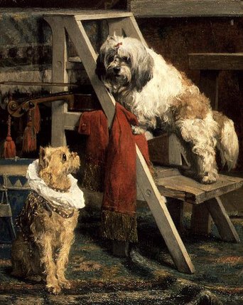WikiOO.org - Encyclopedia of Fine Arts - Malba, Artwork Charles Van Den Eycken - A Circus Romance