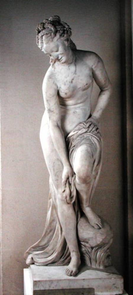 Wikioo.org - The Encyclopedia of Fine Arts - Painting, Artwork by Christophe Gabriel Allegrain - Venus Entering Her Bath