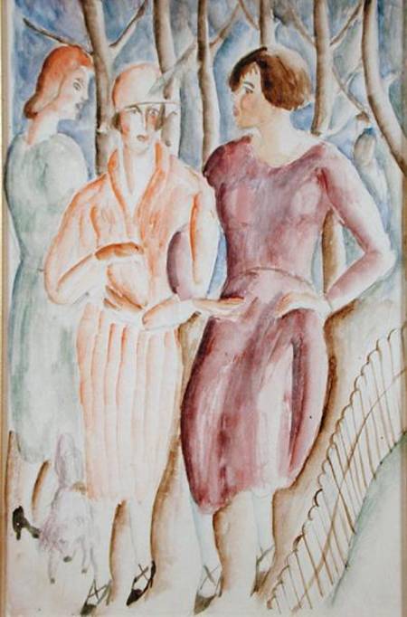 WikiOO.org - Encyclopedia of Fine Arts - Malba, Artwork Christopher Wood - French Girls