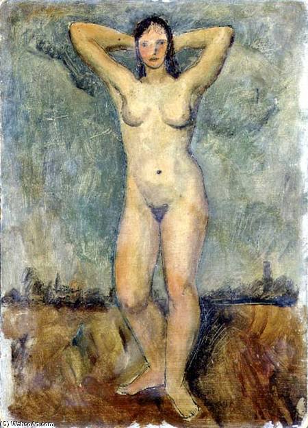 Wikioo.org - The Encyclopedia of Fine Arts - Painting, Artwork by Christopher Wood - Standing Nude