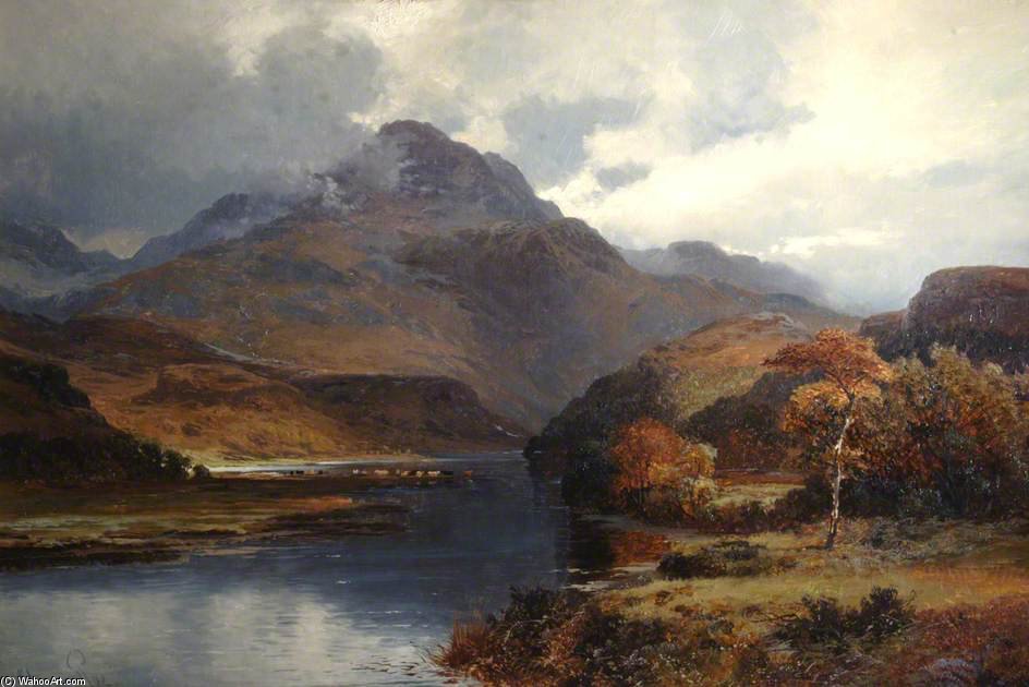 WikiOO.org - Güzel Sanatlar Ansiklopedisi - Resim, Resimler Clarence Henry Roe - Highland Landscape -