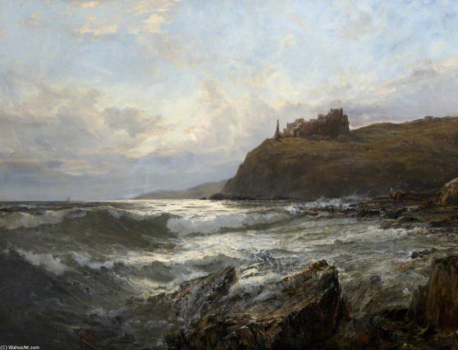 Wikioo.org - The Encyclopedia of Fine Arts - Painting, Artwork by Claude Hayes - Tantallon Castle