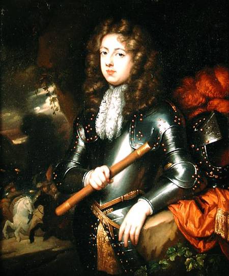 Wikioo.org - The Encyclopedia of Fine Arts - Painting, Artwork by Constantin Netscher - Portrait Of A Commander In Armour