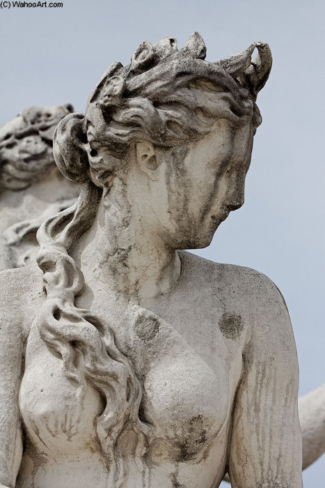 WikiOO.org - Εγκυκλοπαίδεια Καλών Τεχνών - Ζωγραφική, έργα τέχνης Corneille Van Clève - La Statue De La Loire Et Du Loiret Dans Le Jardin Des Tuileries À Paris